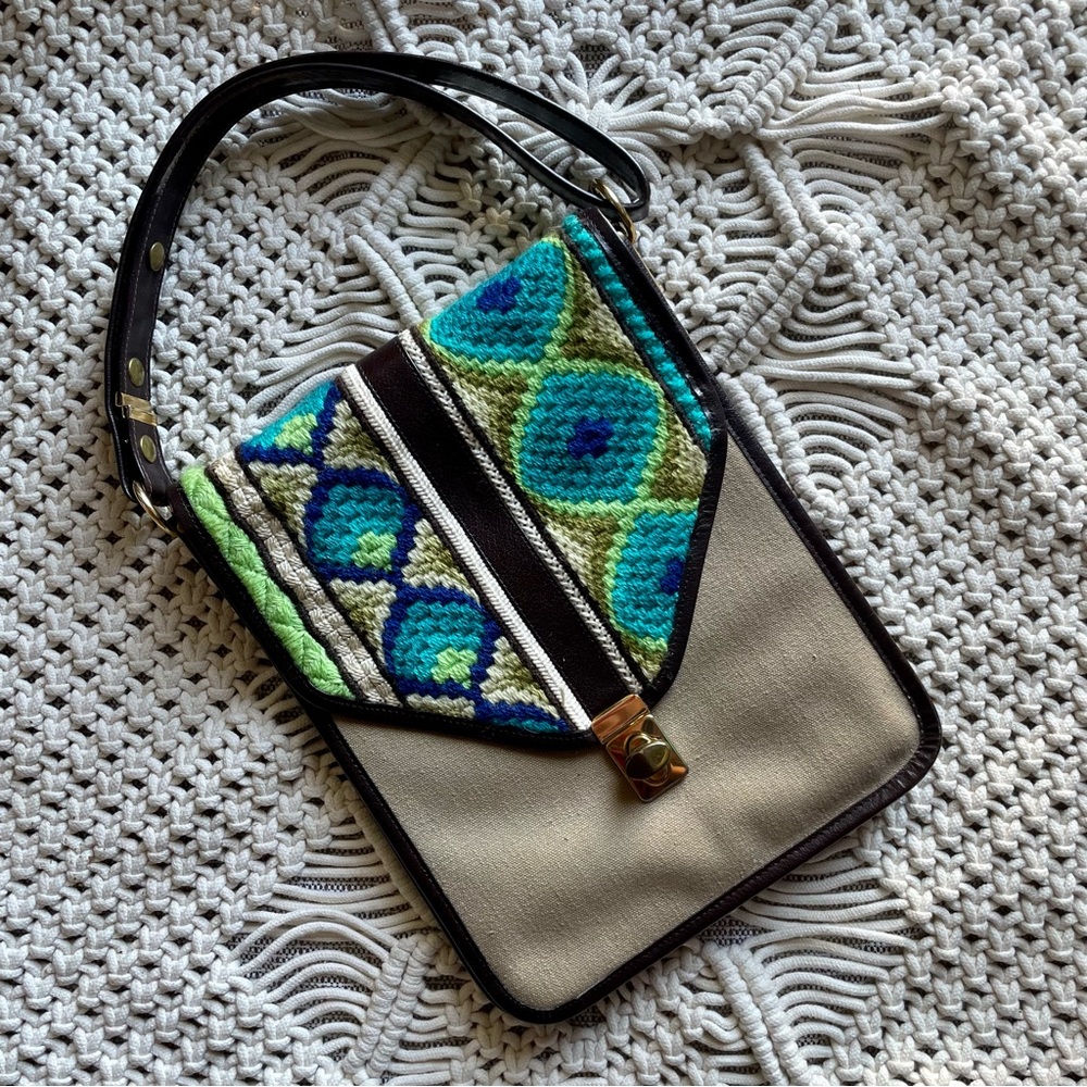 Woven Crochet Bohemian Handbag